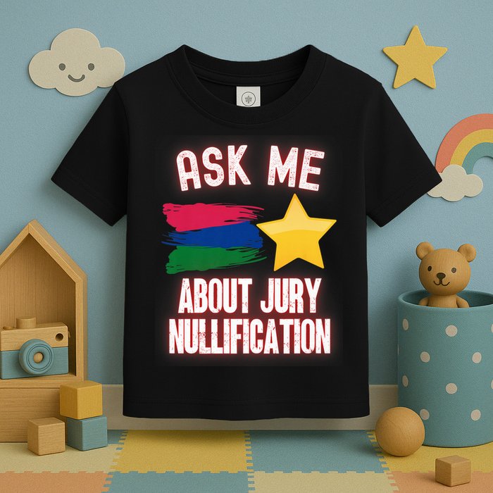 Ask Me About Jury Nullification Not Guilty Trial Juror Right Toddler T-Shirt