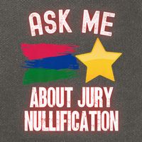 Ask Me About Jury Nullification Not Guilty Trial Juror Right Cotton Canvas Backpack