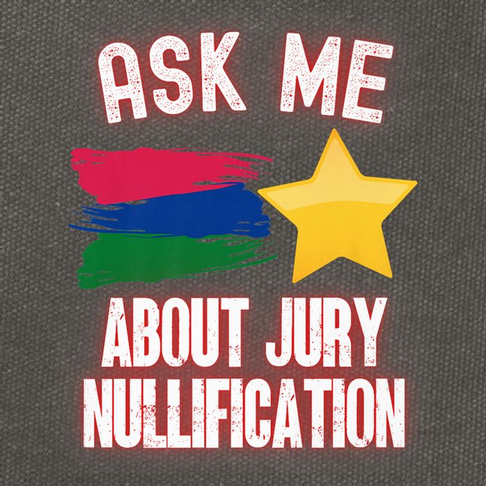 Ask Me About Jury Nullification Not Guilty Trial Juror Right Cotton Canvas Backpack