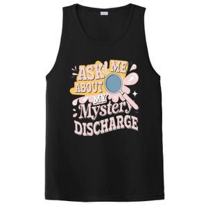 Ask Me About My Mystery Discharge Embarrassing Adult Funny PosiCharge Competitor Tank