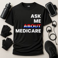 Ask Me About Medicare Cooling Performance Crew T-Shirt