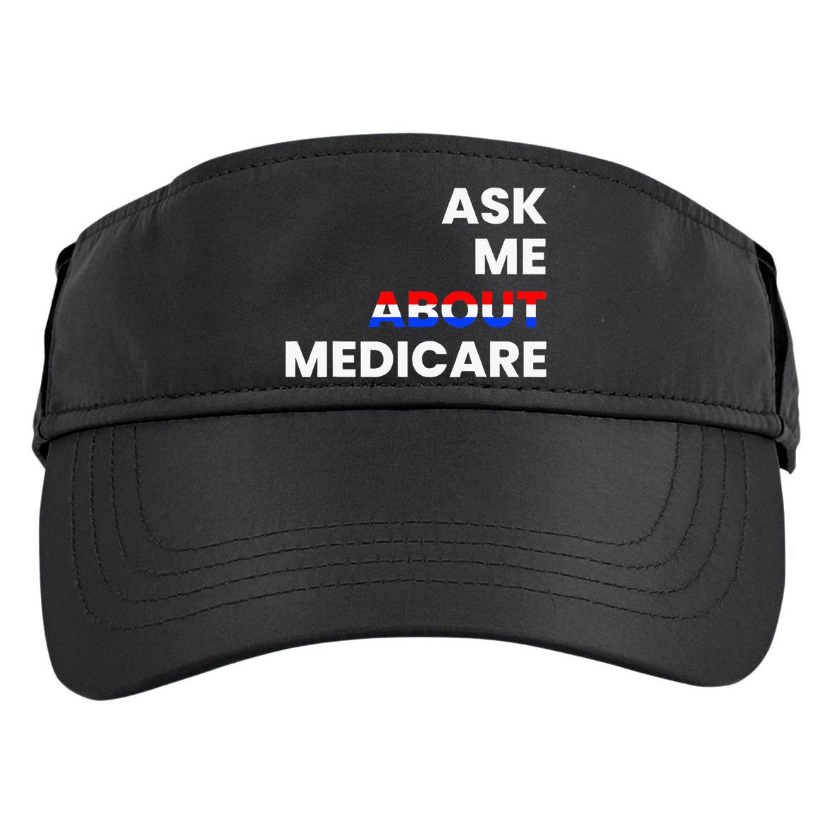 Ask Me About Medicare Adult Drive Performance Visor