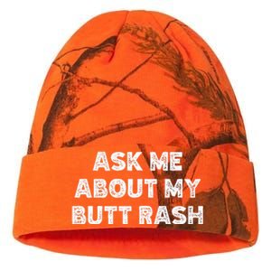 Ask Me About My Butt Rash Embarrassing Bachelor Party Kati Licensed 12" Camo Beanie