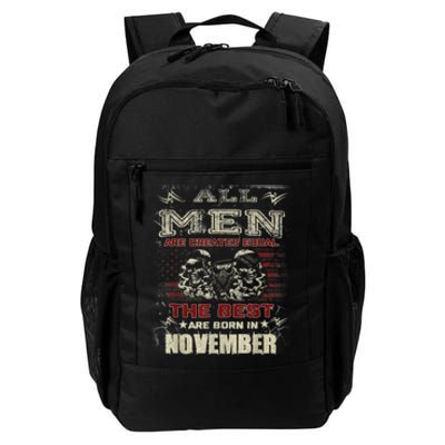 All M.En Are Created Equal But The Best Are Born In November Daily Commute Backpack