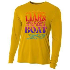 All Men Are Liars Pick One That Has A Boat All Men Are Liars Cooling Performance Long Sleeve Crew