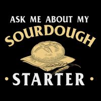 Ask Me About My Sourdough Starter Bread Baking Baker Bakery Drawstring Bag