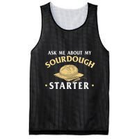 Ask Me About My Sourdough Starter Bread Baking Baker Bakery Mesh Reversible Basketball Jersey Tank