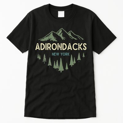 Adirondack Mountains Adirondacks New York Vintage Retro Tall T-Shirt