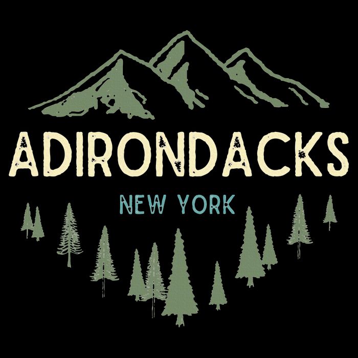 Adirondack Mountains Adirondacks New York Vintage Retro Backpack