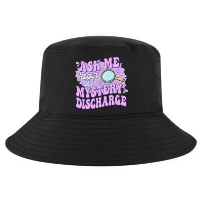 Ask Me About My Sarcastic Mystery Discharge Cool Comfort Performance Bucket Hat