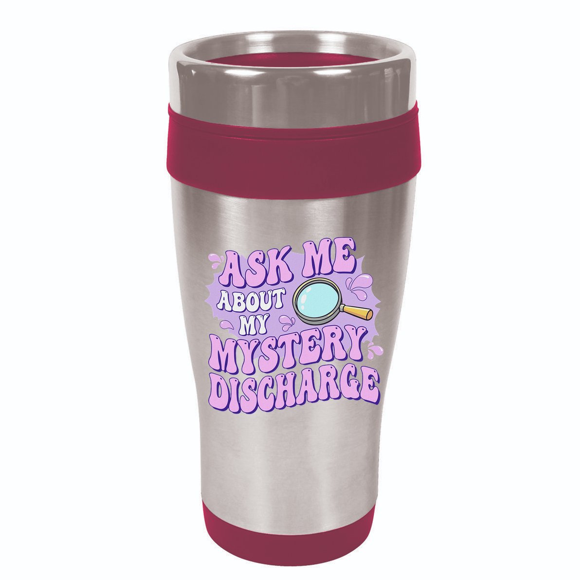 Ask Me About My Sarcastic Mystery Discharge 7 Panel Mesh Trucker Snapback Hat