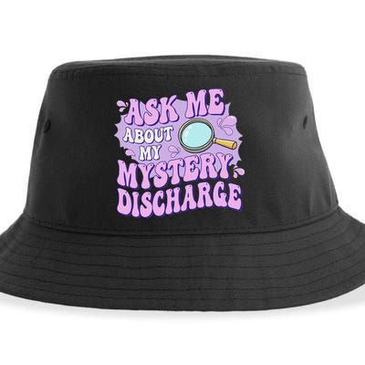 Ask Me About My Sarcastic Mystery Discharge Sustainable Bucket Hat