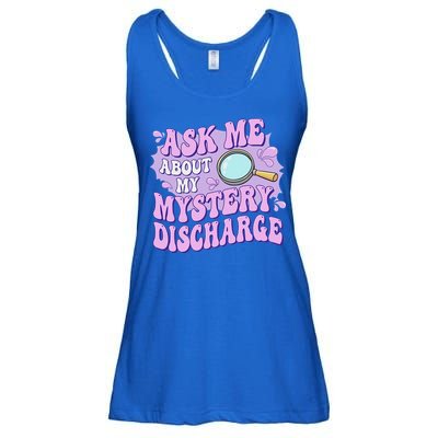 Ask Me About My Sarcastic Mystery Discharge Ladies Essential Flowy Tank