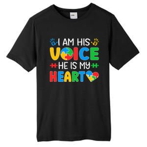 Autistic Mom Autistic Dad Autism Awareness Month Tall Fusion ChromaSoft Performance T-Shirt