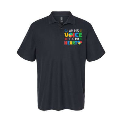 Autistic Mom Autistic Dad Autism Awareness Month Softstyle Adult Sport Polo