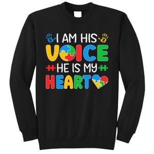 Autistic Mom Autistic Dad Autism Awareness Month Tall Sweatshirt