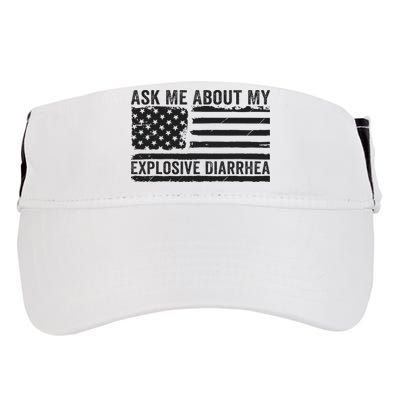 Ask Me About My Explosive Diarrhea Adult Drive Performance Visor