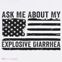 Ask Me About My Explosive Diarrhea Adult Drive Performance Visor