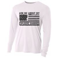 Ask Me About My Explosive Diarrhea Cooling Performance Long Sleeve Crew