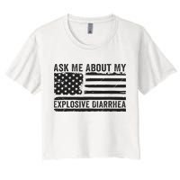 Ask Me About My Explosive Diarrhea Crop Top