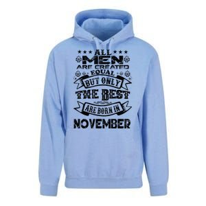 All M.En Are Created Equal But The Best Are Born In November Unisex Surf Hoodie