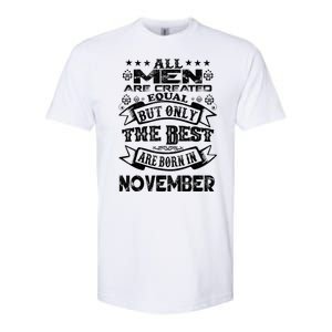 All M.En Are Created Equal But The Best Are Born In November Softstyle CVC T-Shirt