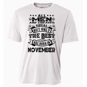 All M.En Are Created Equal But The Best Are Born In November Cooling Performance Crew T-Shirt