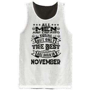 All M.En Are Created Equal But The Best Are Born In November Mesh Reversible Basketball Jersey Tank