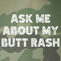Ask Me About My Butt Rash Embarrassing Bachelor Party Legacy Tie Dye Trucker Hat