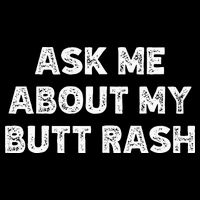 Ask Me About My Butt Rash Embarrassing Bachelor Party Drawstring Bag