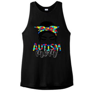 Autism Mom Autism Awareness Autism Mother Support Meaningful Gift Ladies PosiCharge Tri-Blend Wicking Tank