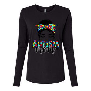 Autism Mom Autism Awareness Autism Mother Support Meaningful Gift Womens Cotton Relaxed Long Sleeve T-Shirt