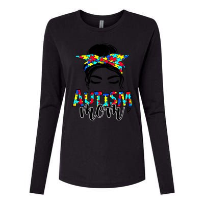 Autism Mom Autism Awareness Autism Mother Support Meaningful Gift Womens Cotton Relaxed Long Sleeve T-Shirt