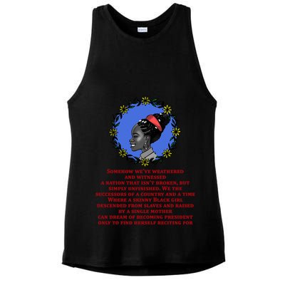 Amanda Gorman Poem Ladies PosiCharge Tri-Blend Wicking Tank