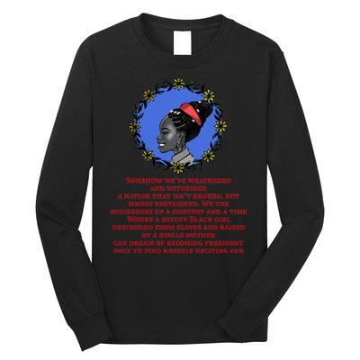 Amanda Gorman Poem Long Sleeve Shirt