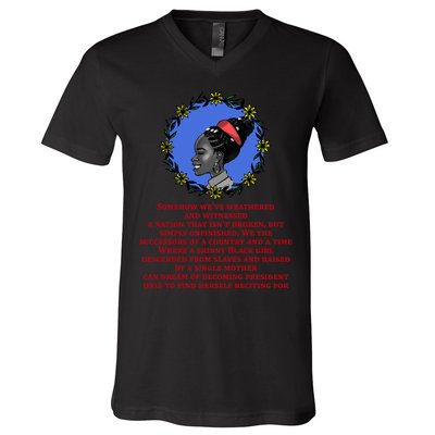 Amanda Gorman Poem V-Neck T-Shirt
