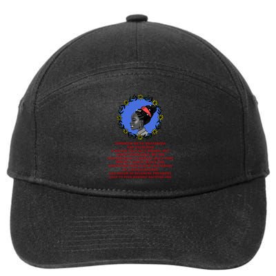 Amanda Gorman Poem 7-Panel Snapback Hat