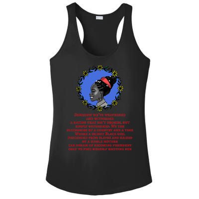 Amanda Gorman Poem Ladies PosiCharge Competitor Racerback Tank