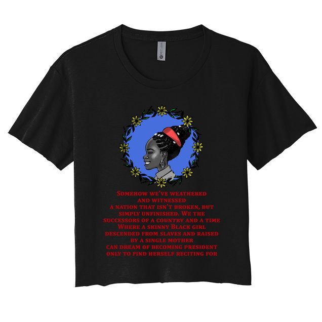 Amanda Gorman Poem Crop Top