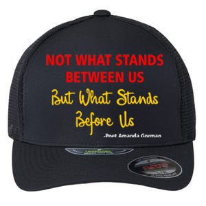 Amanda Gorman Poet What Stands Before Us Flexfit Unipanel Trucker Cap