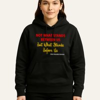 Amanda Gorman Poet What Stands Before Us Hoodie
