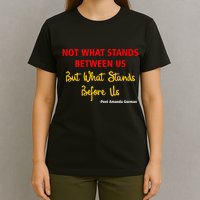 Amanda Gorman Poet What Stands Before Us T-Shirt