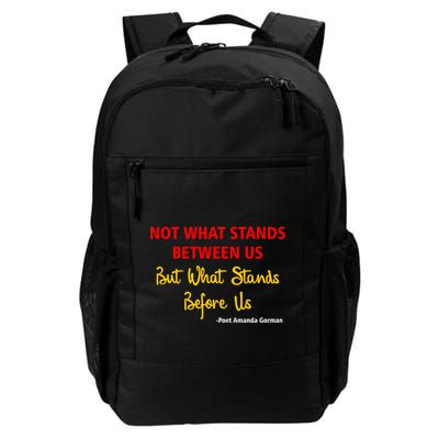 Amanda Gorman Poet What Stands Before Us Backpack
