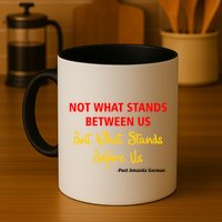 Amanda Gorman Poet What Stands Before Us Mug