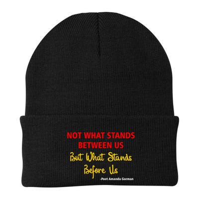 Amanda Gorman Poet What Stands Before Us Beanie