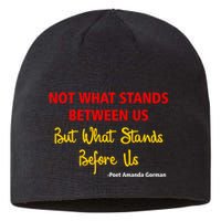Amanda Gorman Poet What Stands Before Us Sustainable Beanie