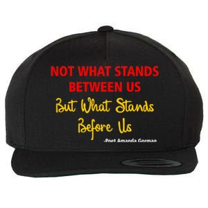 Amanda Gorman Poet What Stands Before Us Wool Snapback Cap