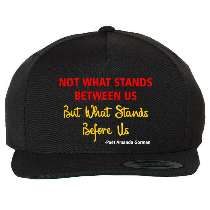 Amanda Gorman Poet What Stands Before Us Wool Snapback Cap