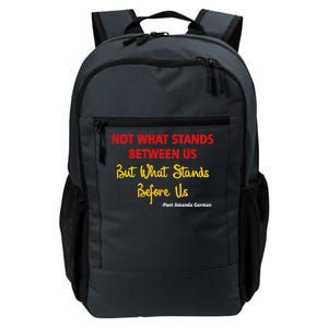 Amanda Gorman Poet What Stands Before Us Daily Commute Backpack