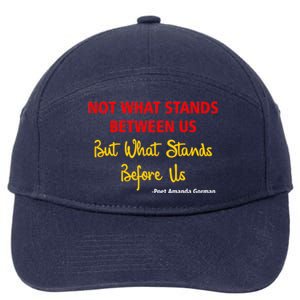 Amanda Gorman Poet What Stands Before Us 7-Panel Snapback Hat